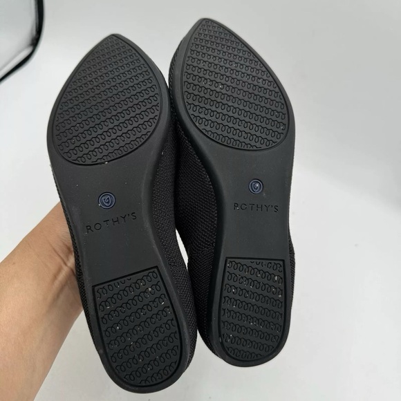 Rothy’s The Point Black Size 6 Women’s Flats - Picture 3 of 9